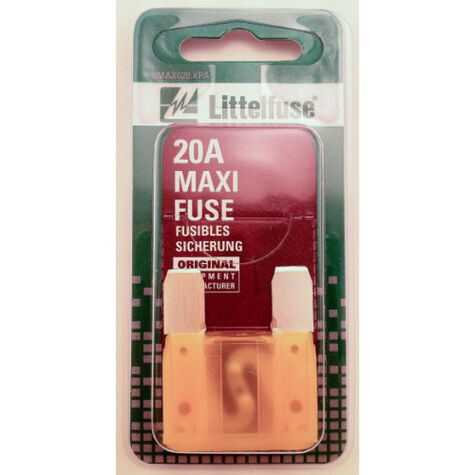 LITTELFUSE 20A MAXI FUSE EA, MAX20