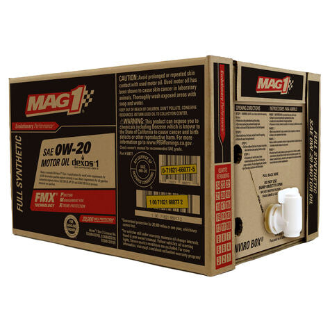 MAG1 SYNTHETIC 0W20 6GAL BX, BOX020S6GL