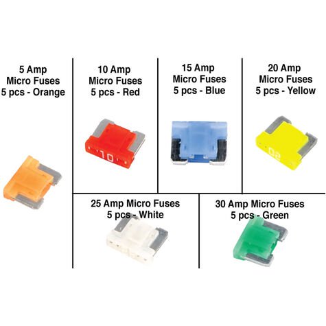PERFORMANCE TOOL TL 15PC LOW PROF FUSE AST, W5376