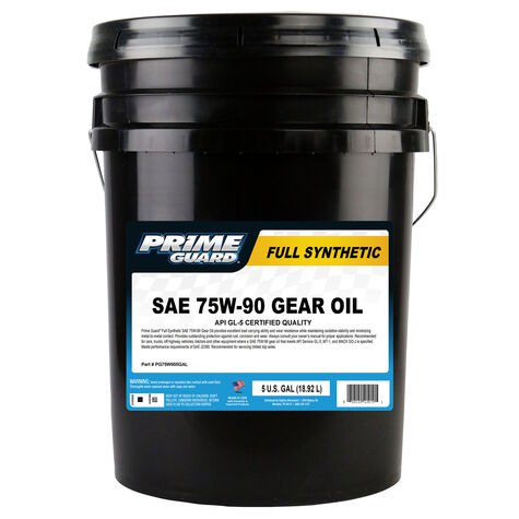 SYN75W90 GEAR OIL 5GL, GO75W90S5GAL