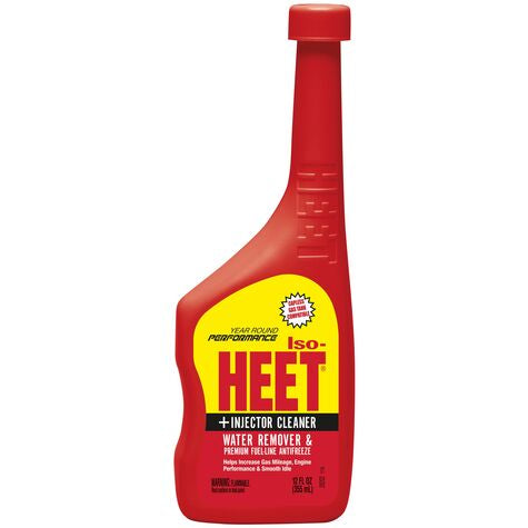 HEET GASOLINE ANTIFREEZE RED 12oz, REDHEET