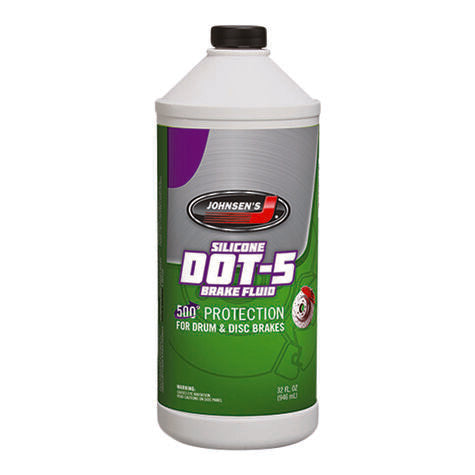 JOHNSEN PREMIUM  DOT 5 BRAKE FLUID 1QT, J7032