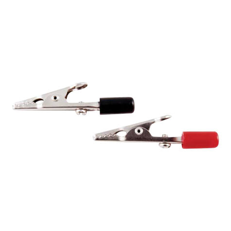 JT&T 2'' TEST CLIPS 2 RED/2BLACK, 215H