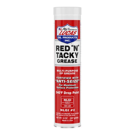 LUCAS RED N TACKY GREASE CART, 10005