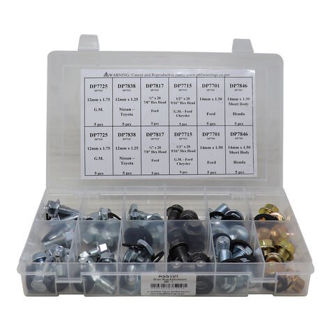Prime Drain Plug & Gasket Kit, ASST01