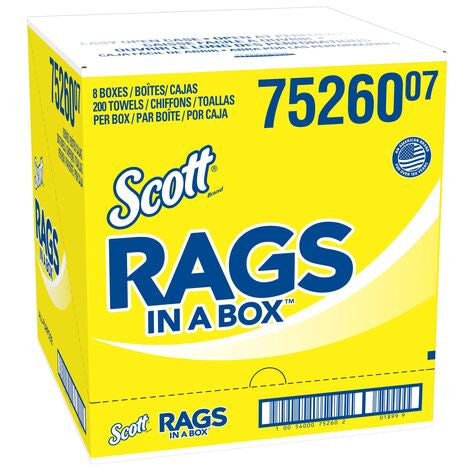 SCOTT WHITE SHOP TOWELS -BOX, 75260
