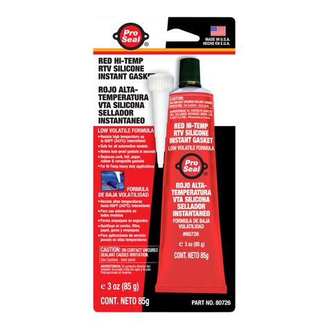 PROSEAL HITEMP RED RTV SILICONE, 80726