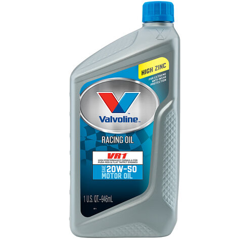 VALVOLINE RACING 20W50 1QT, VALV2050R
